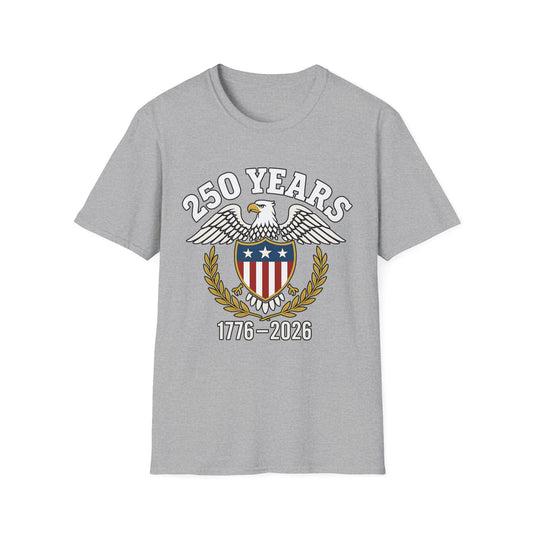 250 Years Crest β American Eagle & Shield Tee | 1776β2026 Heritage Shirt