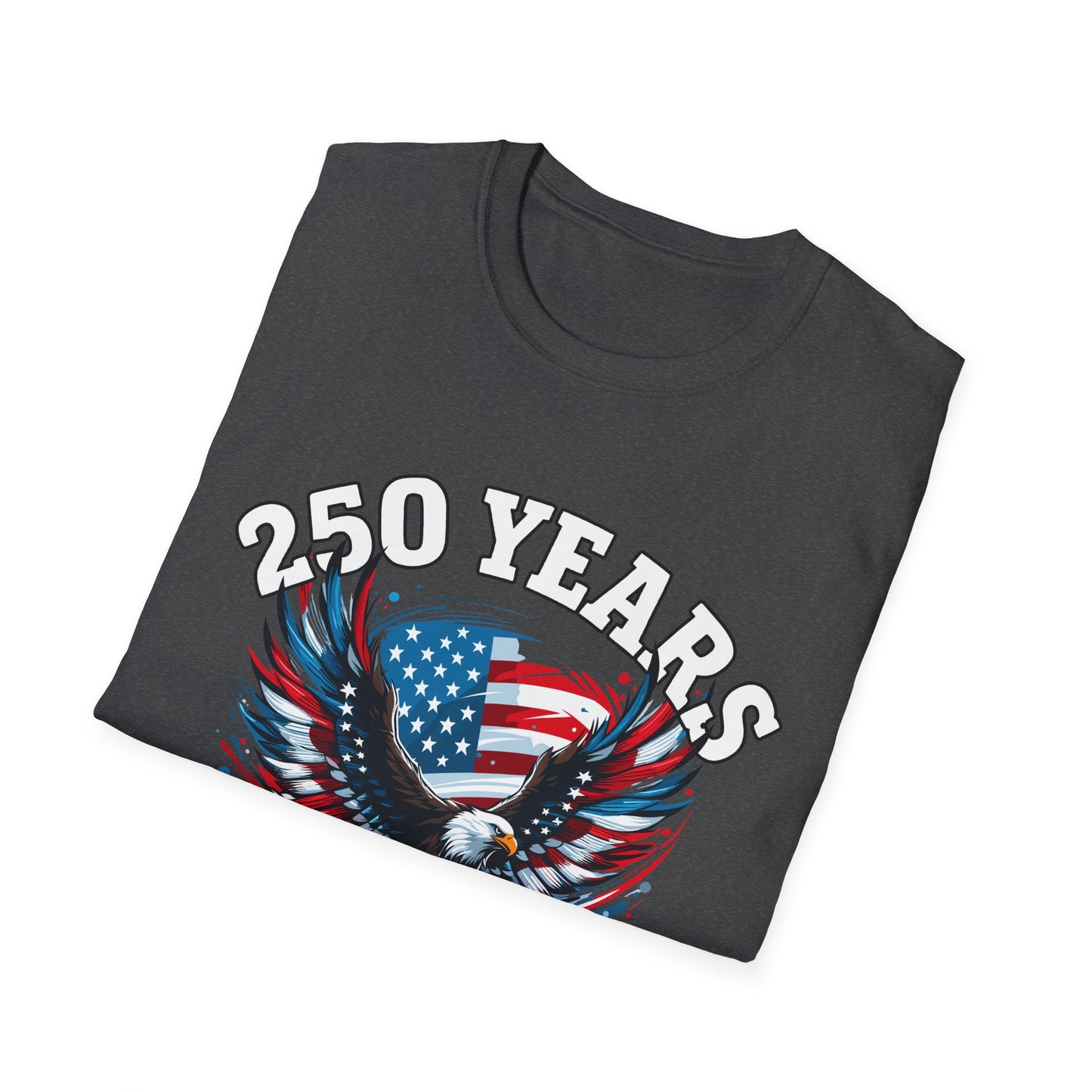 250 Years Soaring — American Eagle Flag Tee | 1776–2026 Patriotic Shirt